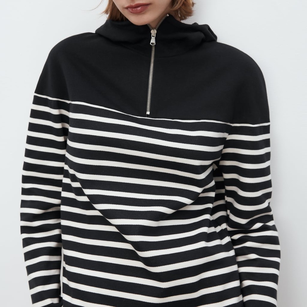 Zara hooded sweatshirt - Picture 4 of 9